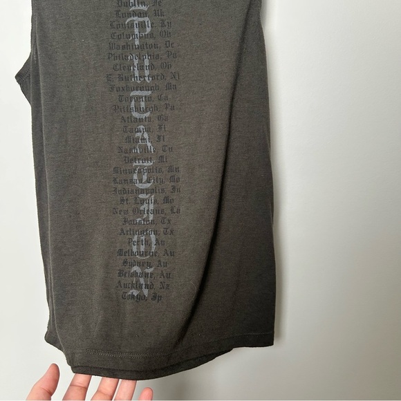 Taylor Swift Reputation Tour Snake Olive Green Tank Top - Picture 7 of 7